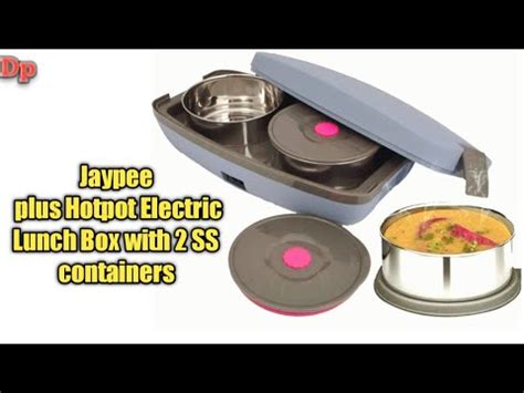 jaypee electric lunch box|hot tiffin box.